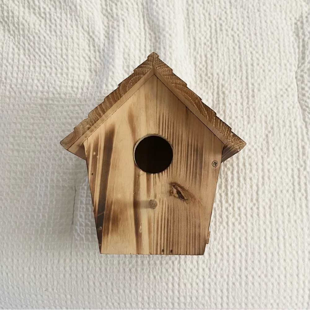 Cute decorative wood home garden decor outdoor gift pet bird house cottage